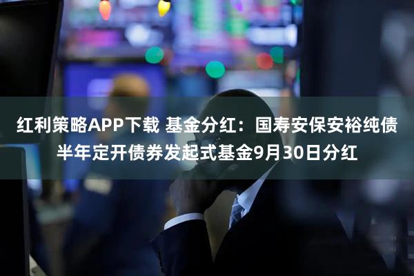 红利策略APP下载 基金分红：国寿安保安裕纯债半年定开债券发起式基金9月30日分红